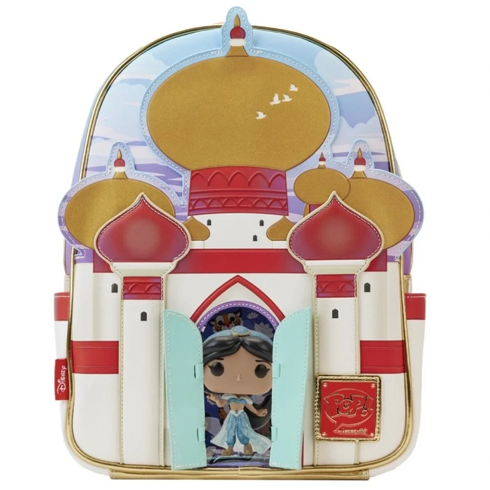 Limited Edition Bundle Aladdin 30th Anniversary Palace Mini Backpack and Pop NWT